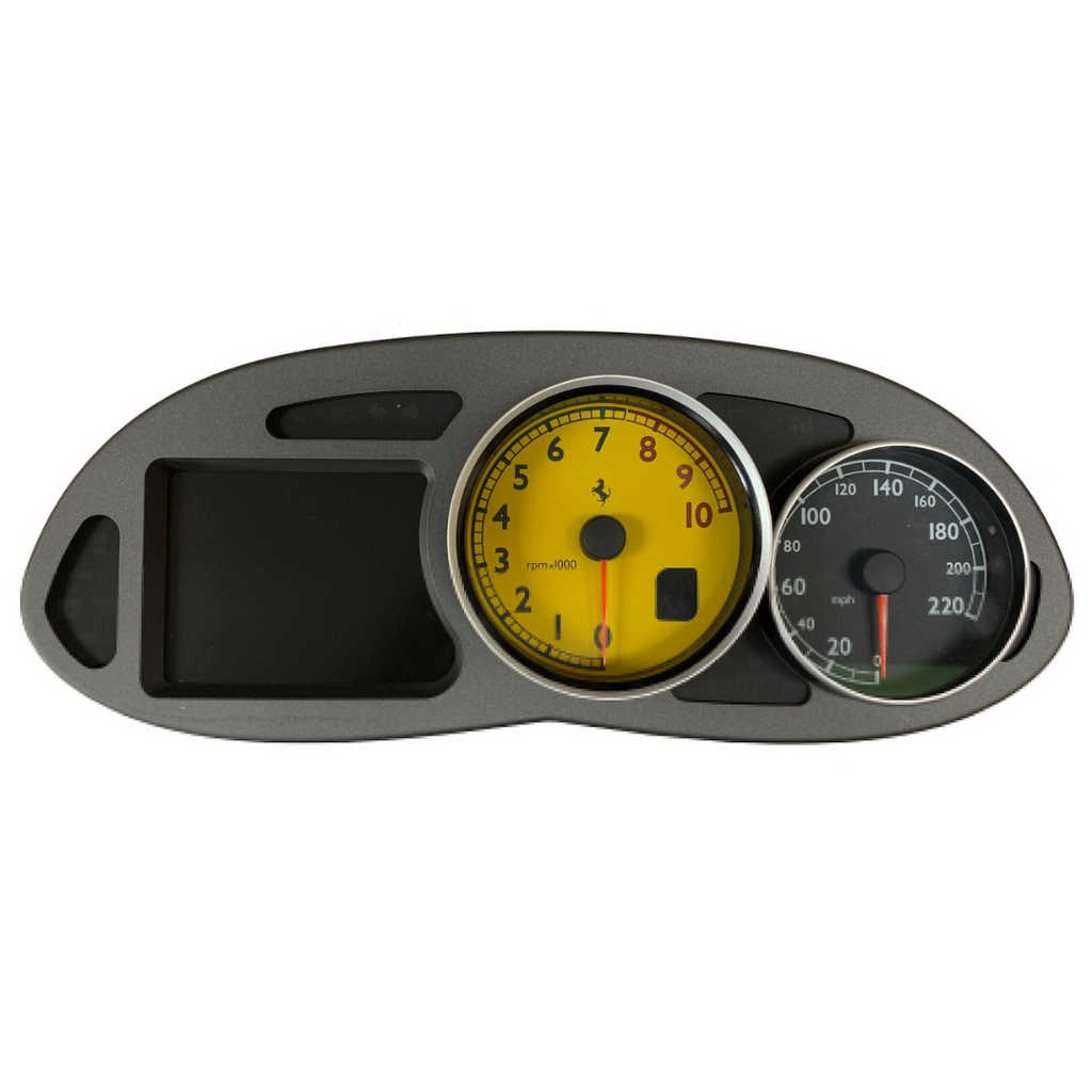 Tachymètre compteur de vitesse pour Ferrari 599 612, avec disposition  faciale, pour tableau de bord Enzo, rouge, 400 KM/H - AliExpress